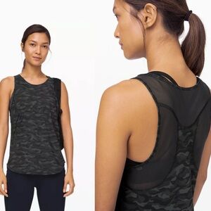 Lululemon Camo Sculpt Tank II Size 6